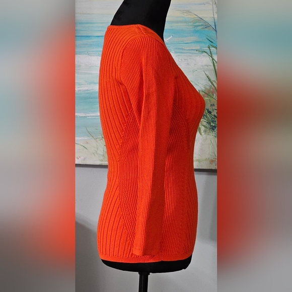 WHBM Sweetheart Ribbed Top Size Medium - Picture 6 of 6